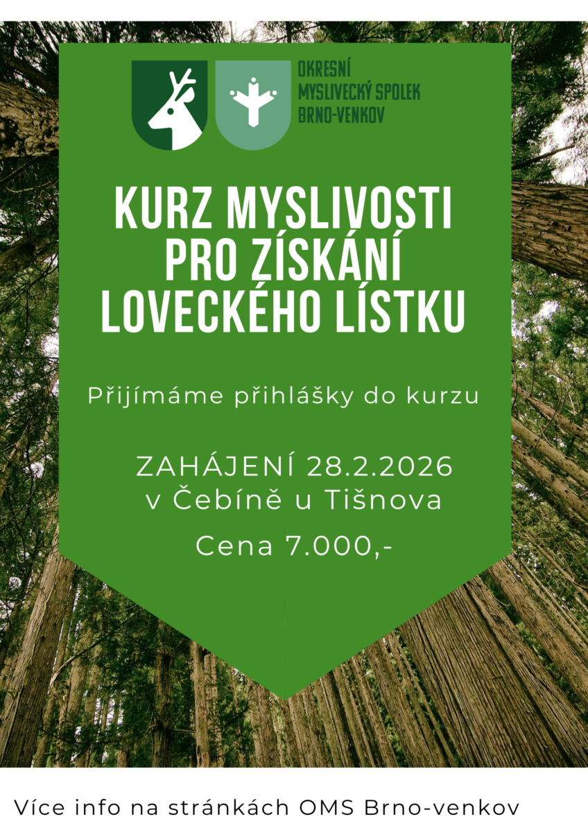 Kurz z myslivosti 2026/27